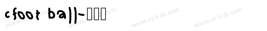 efoot ball字体转换
